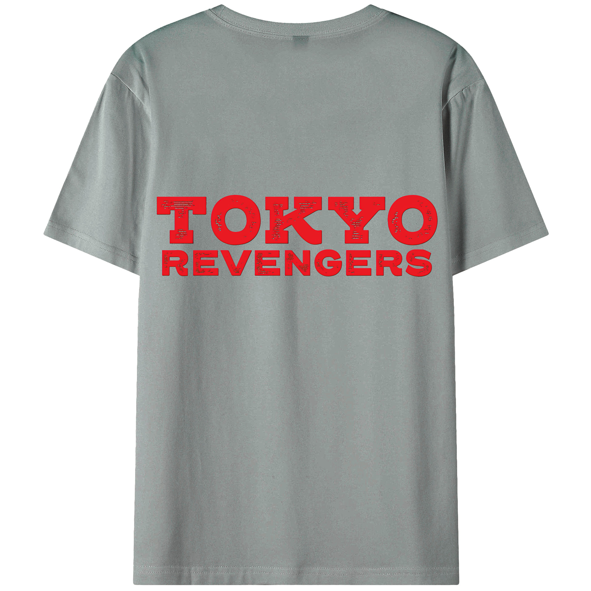 （画像用） 東京リベンジャーズ Tokyo Revengers 綿100％ メンズ半袖Tシャツ（バックプリント） 通気性